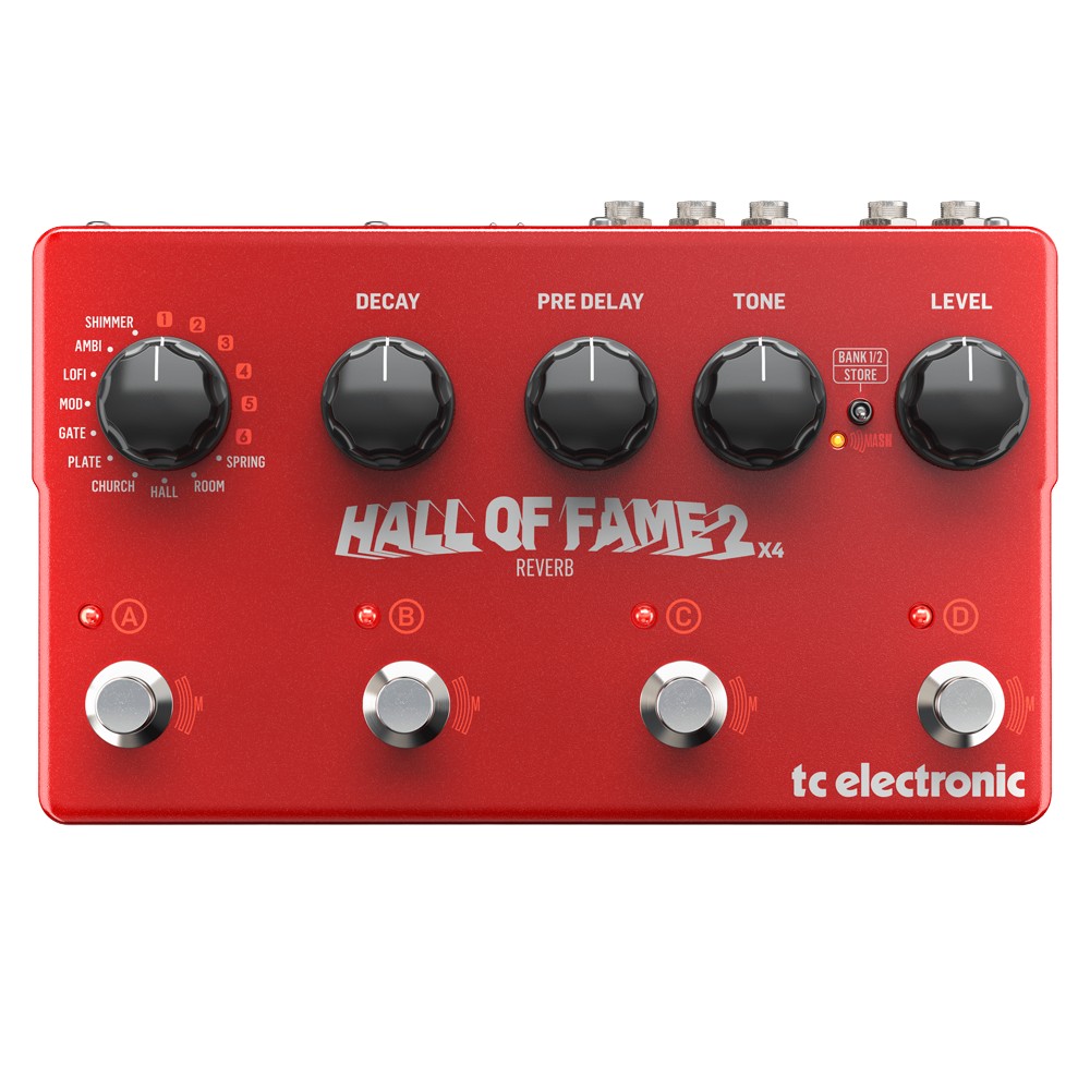 HALL OF FAME 2X4 REVERB TC ELECTRONIC PEDAL